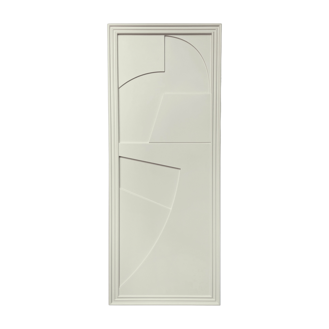 Quadro in legno bianco oyster 45 x 115 cm Verto - Likya