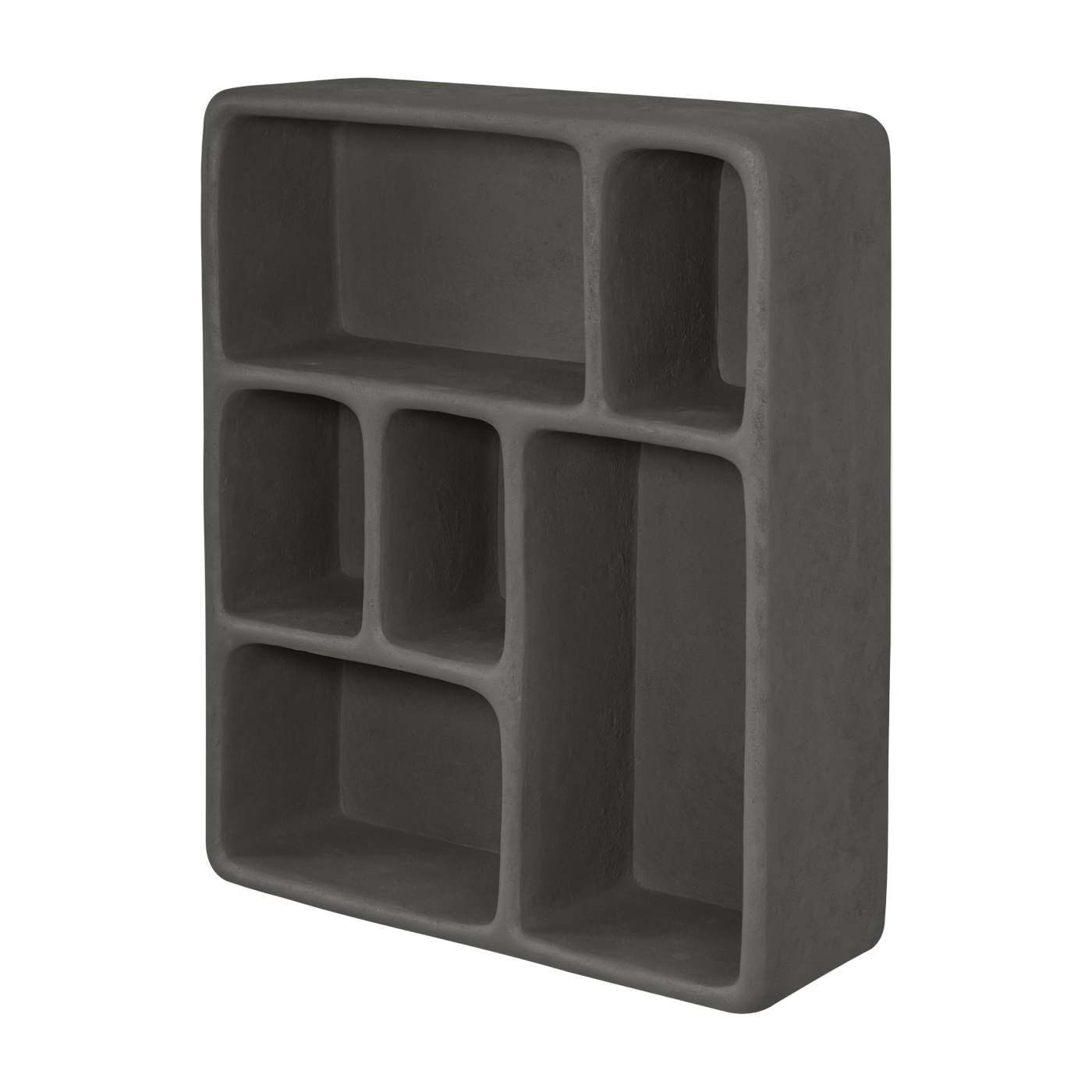 Etagère en résine anthracite 43,5 x 49,5 cm Art Studio - Mette Ditmer