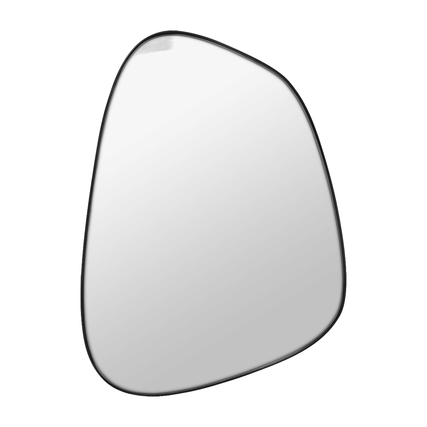 Mirror with black frame 55 x 77 cm Figura - Mette Ditmer