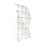 White birch wood bookcase 246 x 165 cm Dune - Jaanus Orgusaar