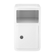 Storage unit 1 door square white Componibili Classic Big - Kartell