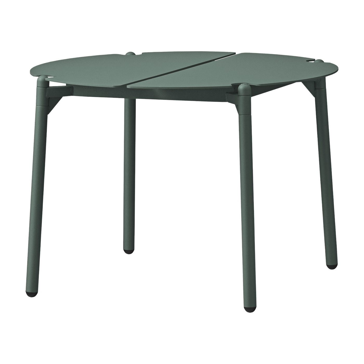 Gartenbeistelltisch aus grünem Stahl 50 x 35 cm Novo - -. AYTM