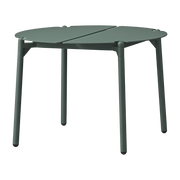 Table d'appoint de jardin en acier vert 50 x 35 cm Novo - AYTM