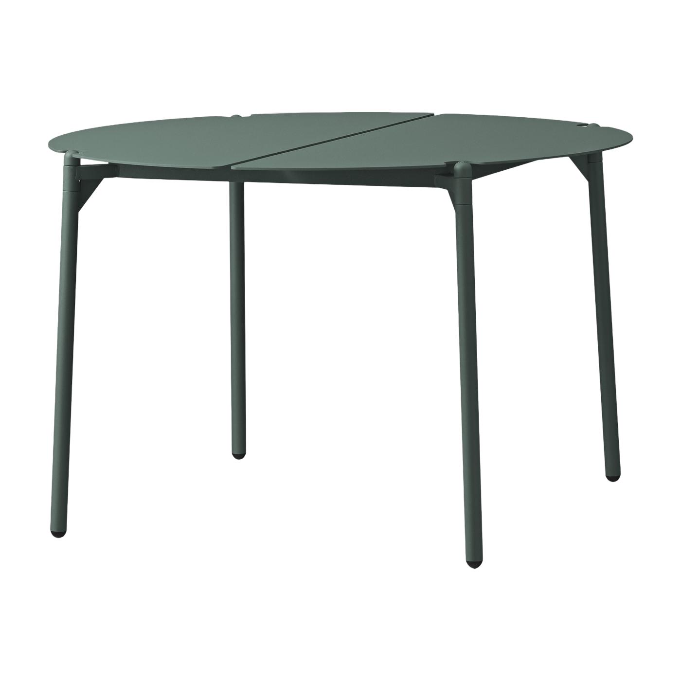 Gartenbeistelltisch aus grünem Stahl 70 x 45 cm Novo - -. AYTM