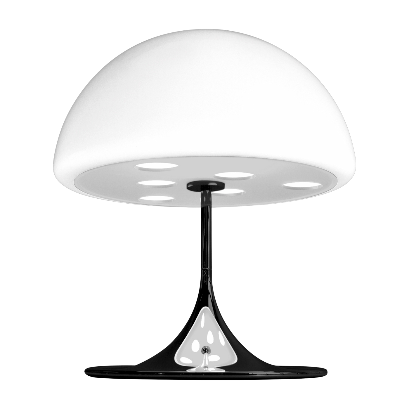 Lampe en métal noir 55 x 60 cm Mico - Martinelli Luce