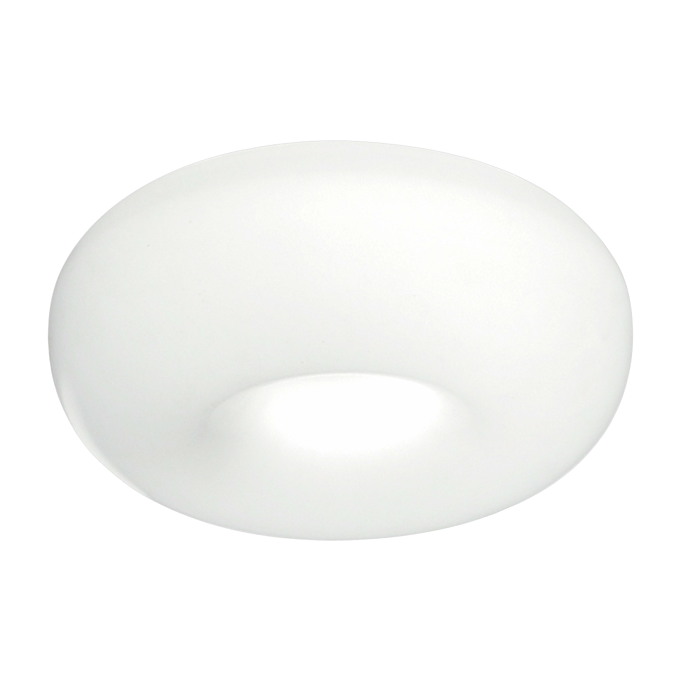 Lámpara de techo de aluminio blanco 46 x 16 cm Pouff - Martinelli Luce