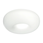 White aluminum ceiling light 46 x 16 cm Pouff - Martinelli Luce