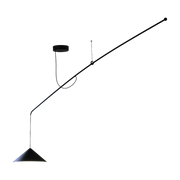 Lámpara colgante design negra 260 x 25 cm Vela - Martinelli Luce