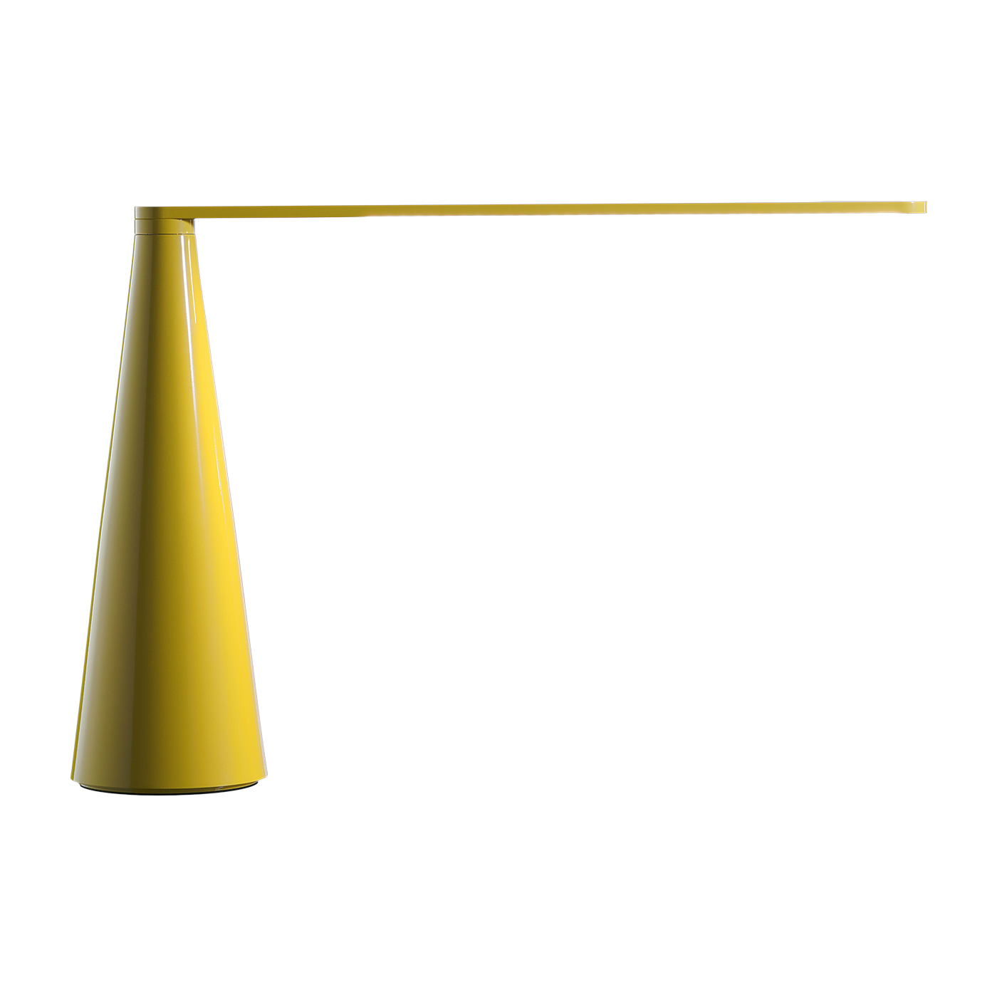 Lampe en aluminium jaune 60 x 38 cm Elica - Martinelli Luce