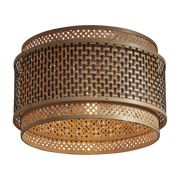 Deckenlampe Bhutan Rund Schw/Nat.. L - Good & Mojo