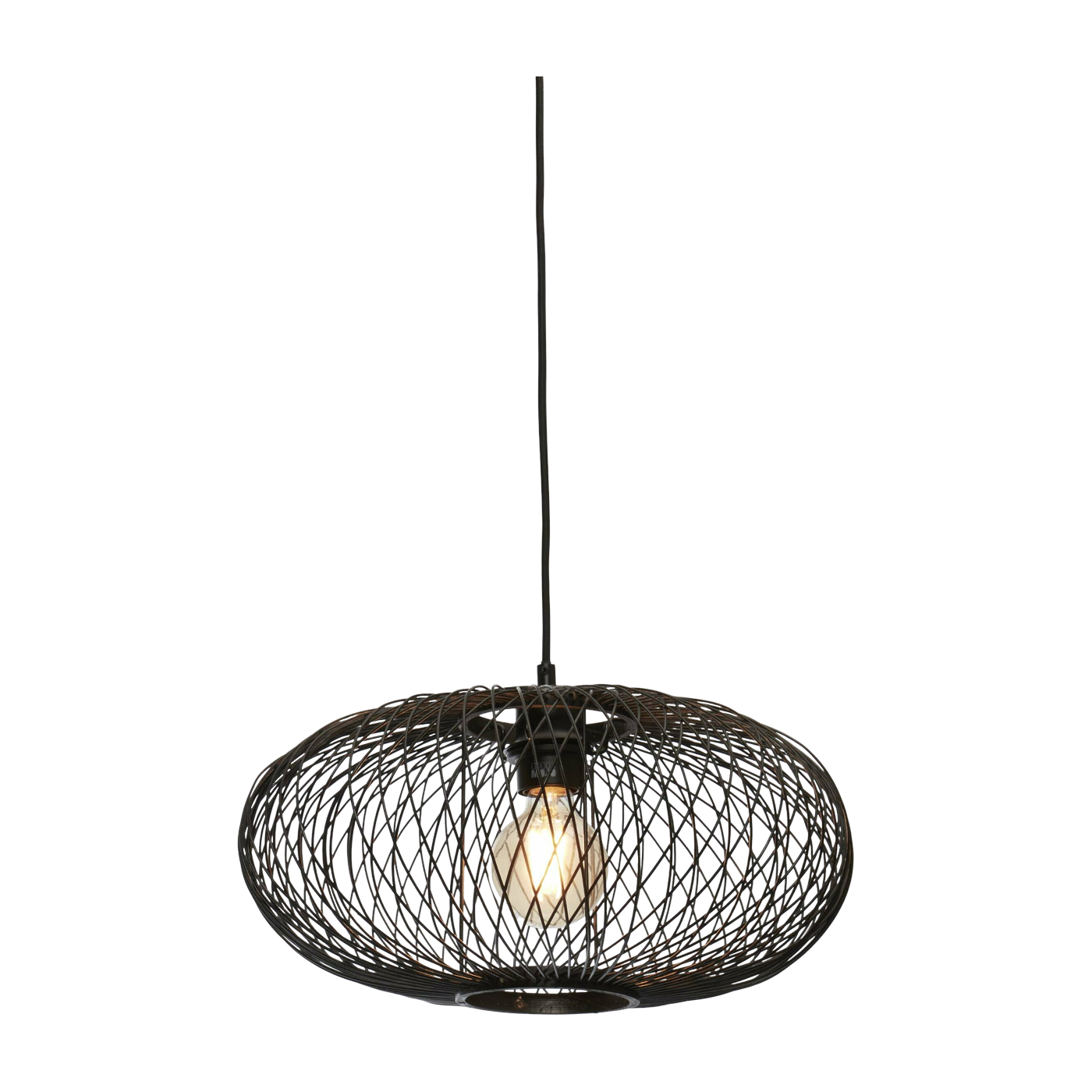 Suspension en bambou noir 40x20 cm Cango - Good & Mojo