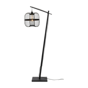 Floor Lampada Hokkaido L Bamboo Bl. H. 176Cm/Shade H. 38X25Cm. Bl. Good & Mojo