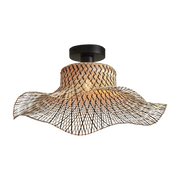 Deckenlampe Ibiza Wellig S. Schw/Nat. - Good & Mojo