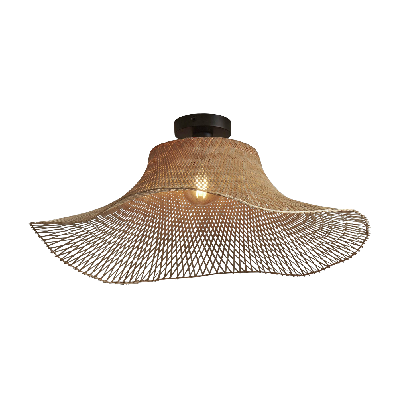 Plafonnier en bambou naturel 65x20 cm Ibiza - Good & Mojo