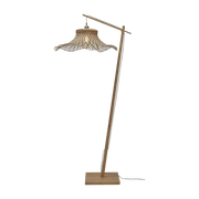 Stehlampe Ibiza L Nat/65X20. Schw/Nat. - Good & Mojo