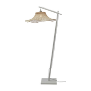 Stehlampe Ibiza L Weiss/65X20. Nat. - Good & Mojo