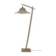 Stehlampe Ibiza S Nat/50X15. Schw/Nat. - Good & Mojo