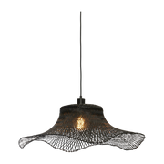 Suspension ondulée en bambou noir 65x20 cm Ibiza - Good & Mojo