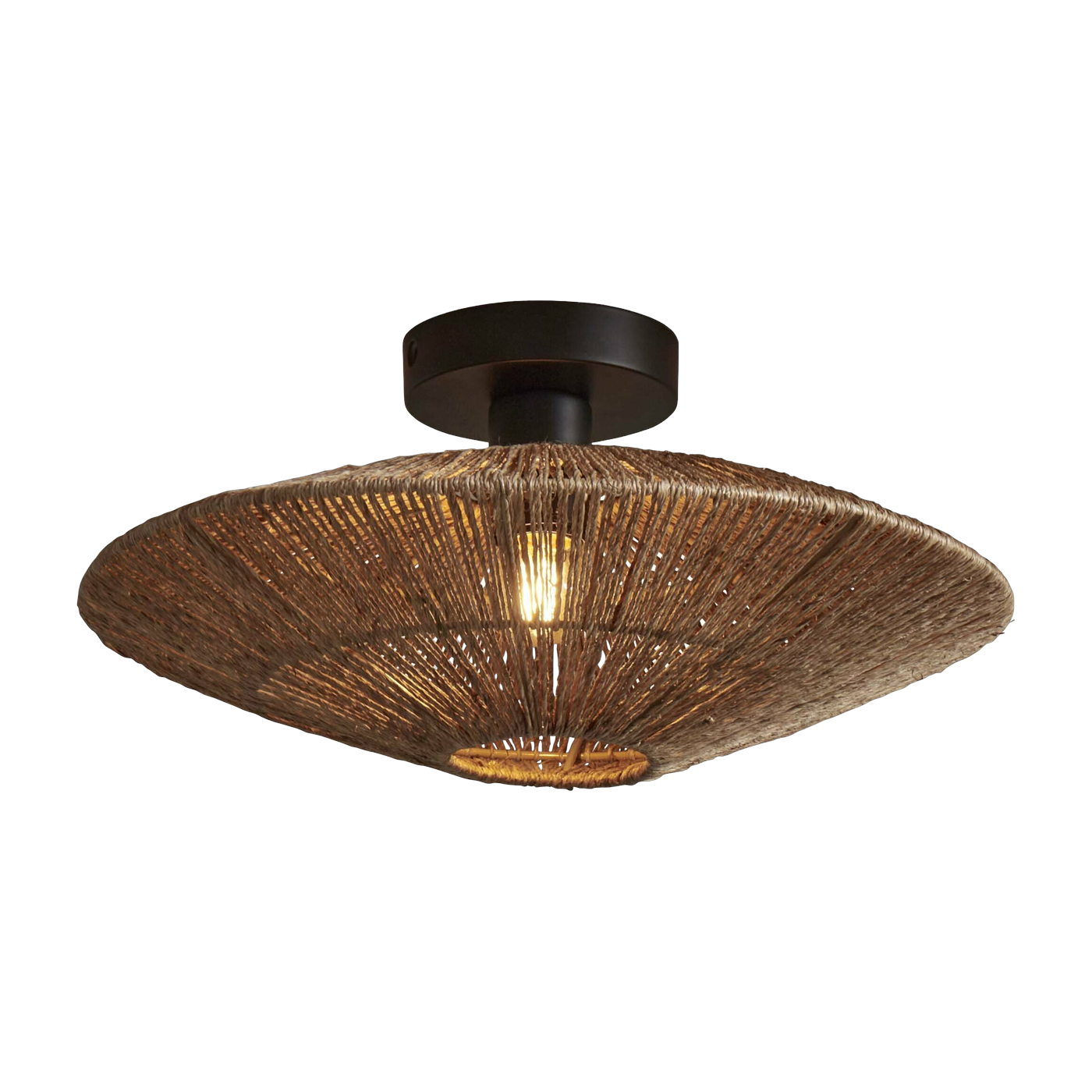 Plafonnier en bambou naturel 40x12 cm Iguazu - Good & Mojo