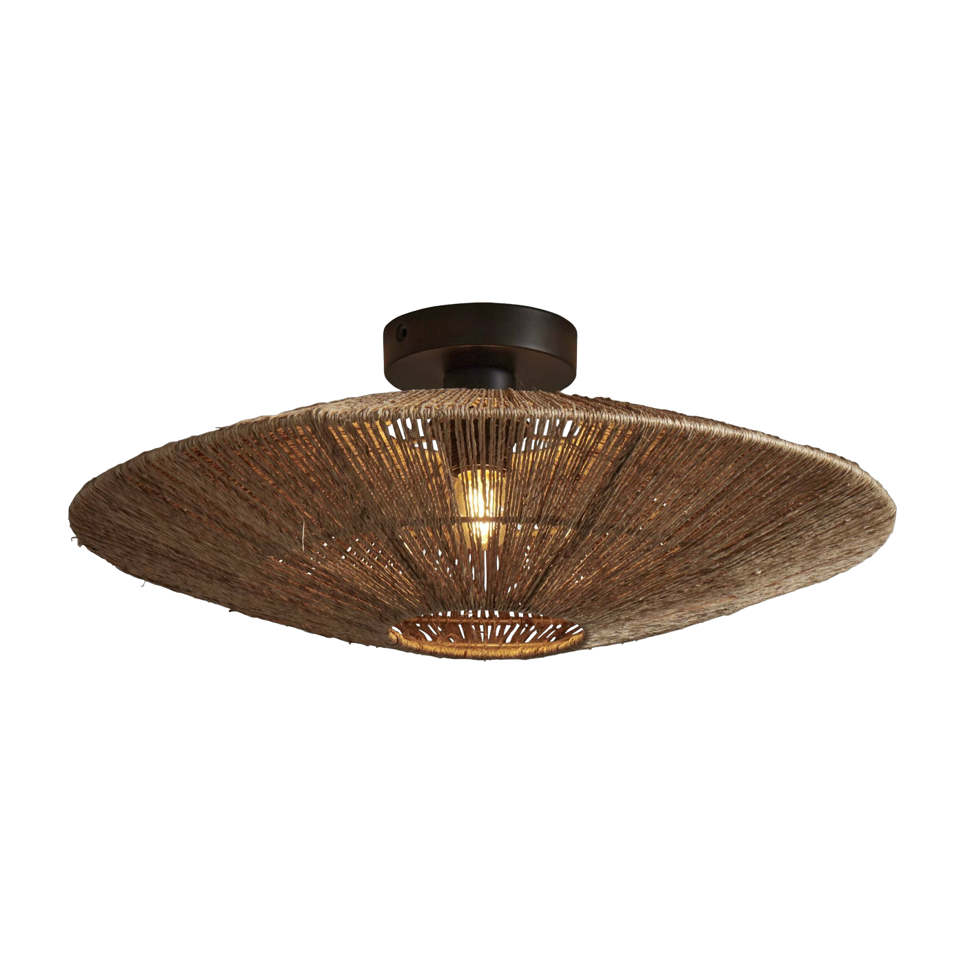 Plafonnier en bambou naturel 55x14 cm Iguazu - Good & Mojo