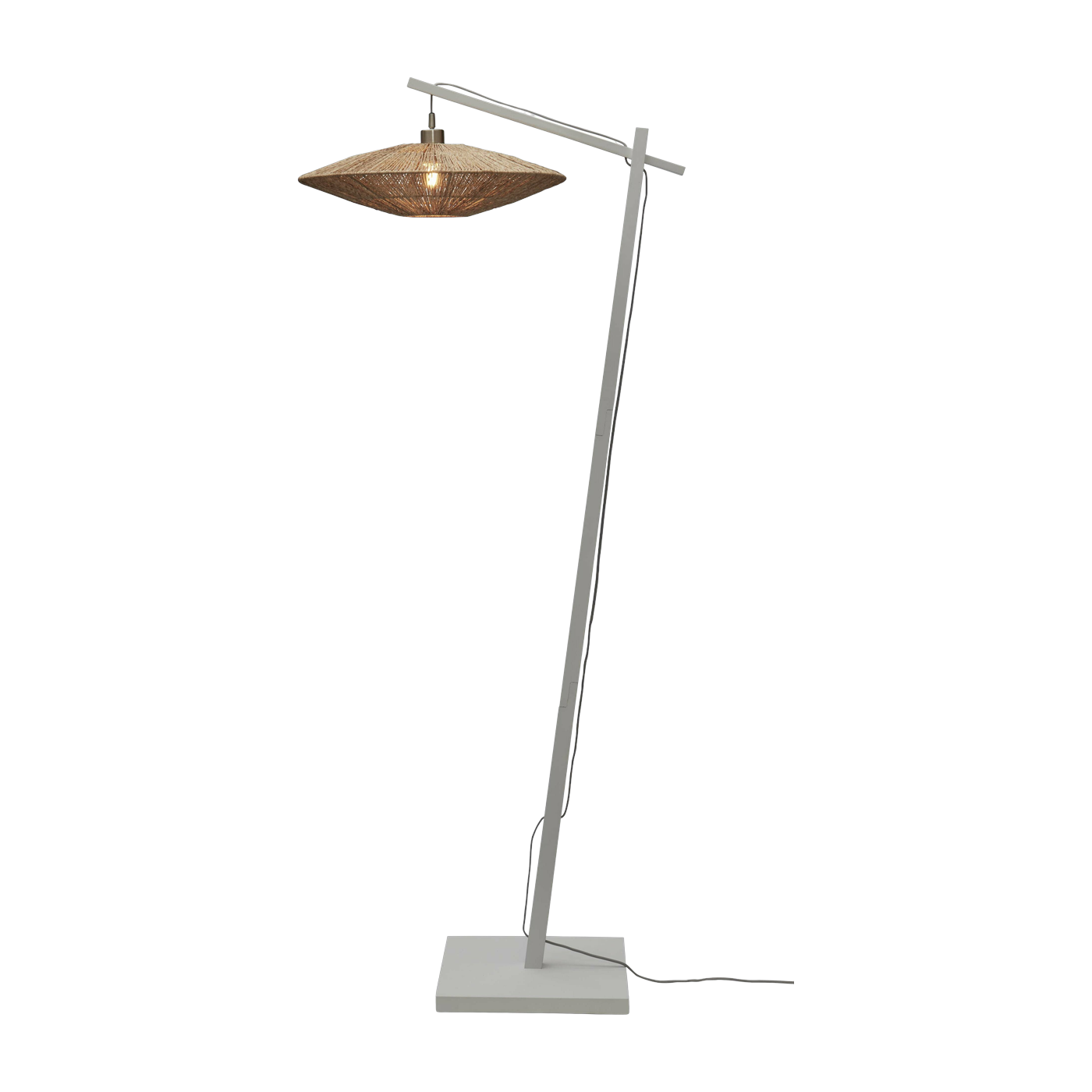 Stehlampe Iguazu L Weiss/55X14. Nat. - Good & Mojo
