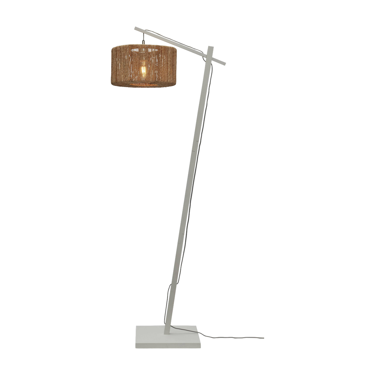 Stehlampe Iguazu S Weiss/30X16. Nat. - Good & Mojo