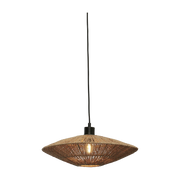 Lampada a sospensione Iguazu Jute/ Disc S Dia. 40Xh. 12Cm. Natural - Good & Mojo