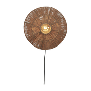 Wall Lampada Iguazu Jute/ Disc S Dia. 40Xh. 12Cm. Natural - Good & Mojo