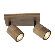 Ceiling Spotlight Java Bamboo 22X12Xh.13Cm/2Xgu10. Natural - Good & Mojo