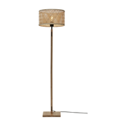 Floor Lampada Java Dritta Bamboo Nat. H. 128Cm/Shade Dia. 32Xh. 18Cm. Nat. - Good & Mojo