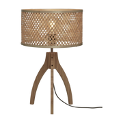 Lampe à poser en bambou naturel avec abat-jour naturel 32x43 cm Java - Good & Mojo