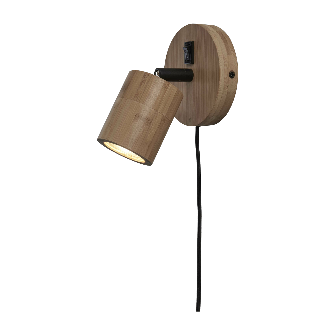 Wall Faretto Java Bamboo Dia. 12Xh. 15Cm/Gu10. Natural - Good & Mojo