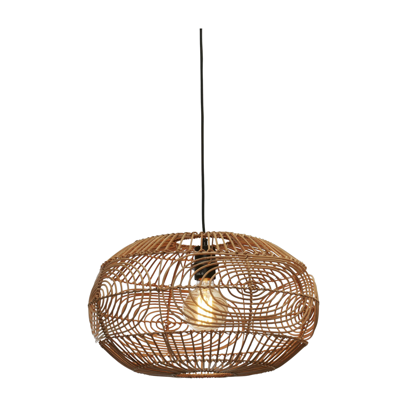 Hanging Lamp Madeira Rattan/Shade Dia.48Xh.30Cm. Natural - Good & Mojo