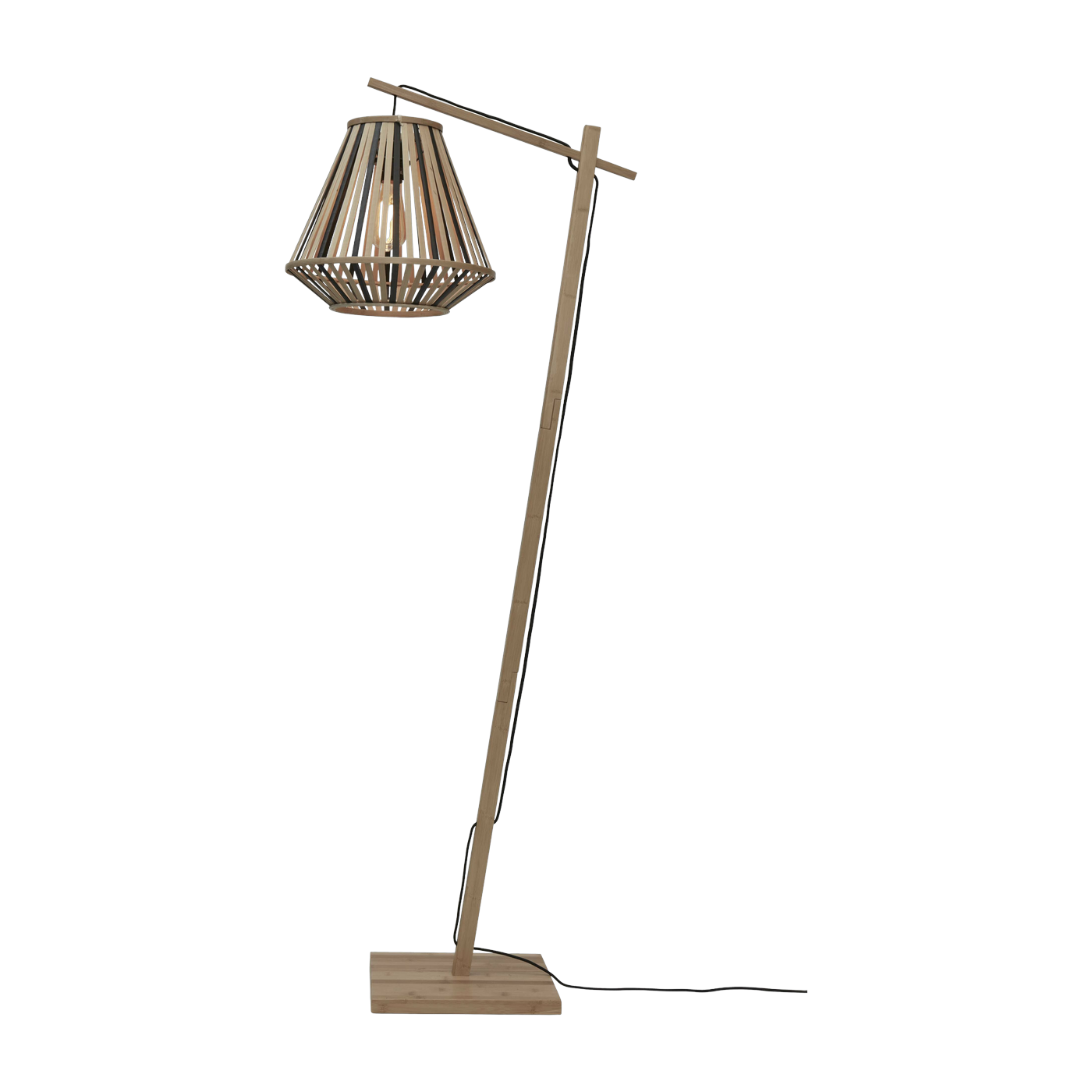 Stehlampe Merapi S Nat/Diamond. Schw/Nat. - Good & Mojo