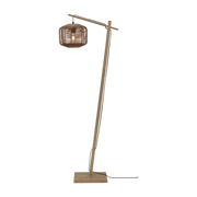 Floor Lampada Tanami S Bamboo Nat. H. 150Cm/Sh. Dia. 25Xh. 20Cm Rattan. Nat. - Good & Mojo