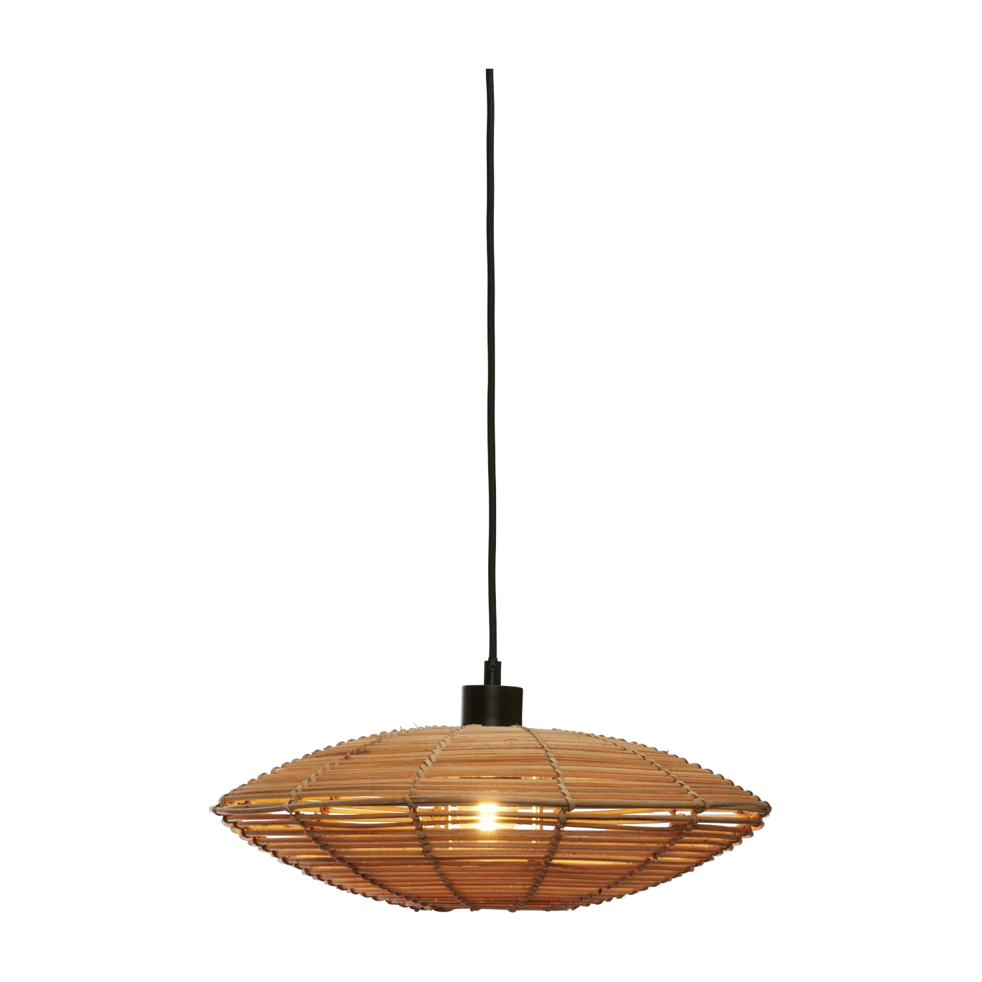 Hanging Lamp Tanami S Rattan Disc Dia.40Xh.10Cm. Natural - Good & Mojo