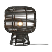 Table Lamp Tanami Rattan H.30Xdia.27Cm. Black - Good & Mojo