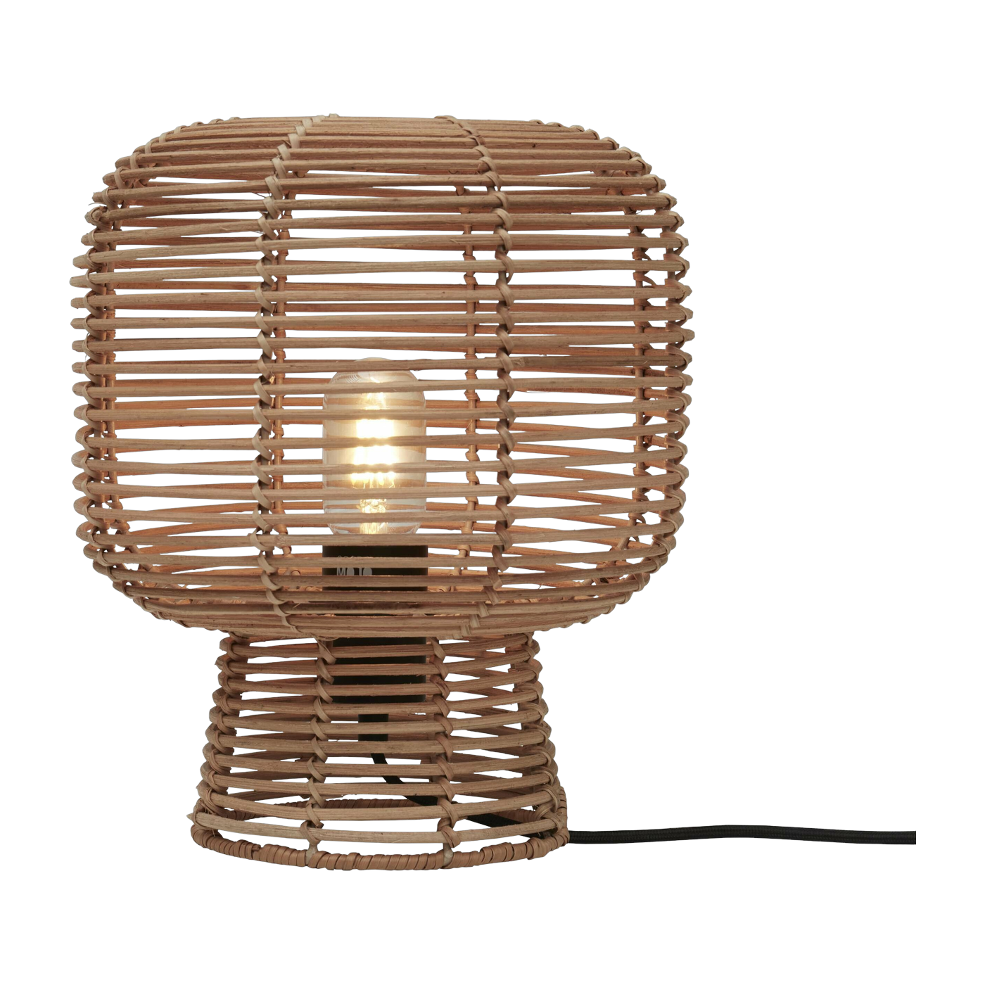 Lampe à poser en rotin naturel avec abat-jour naturel 30x27 cm Tanami - Good & Mojo
