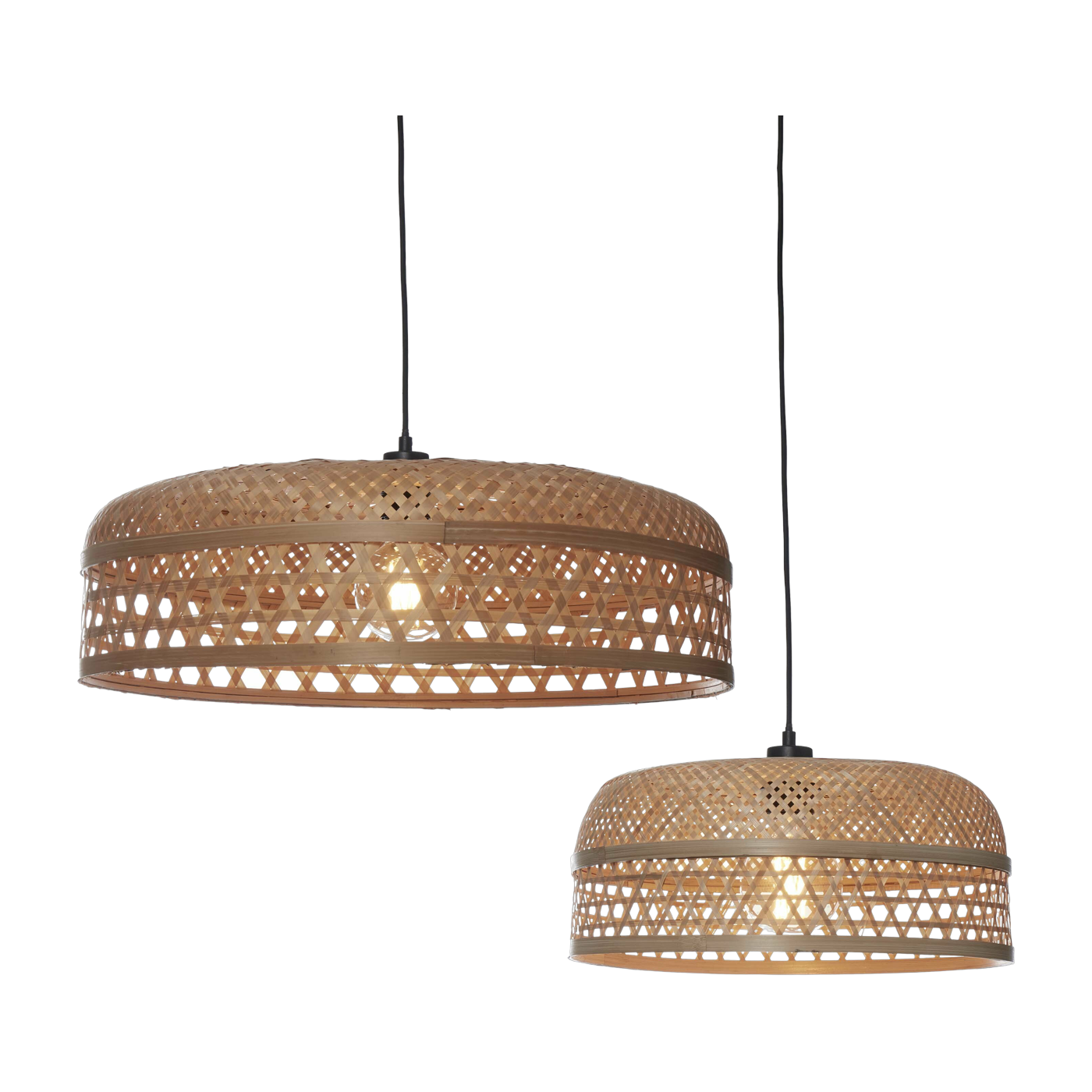 2 Suspensions en bambou naturel 60/40 cm Ubud - Good & Mojo