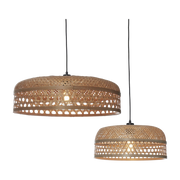 Hanging Lamp Ubud Single Bamboo Dia.60+40Cm. Natural - Good & Mojo