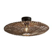 Lampada da soffitto Zanzibar L Rattan/ Flat Dia. 55Xh. 14Cm. Natural - Good & Mojo
