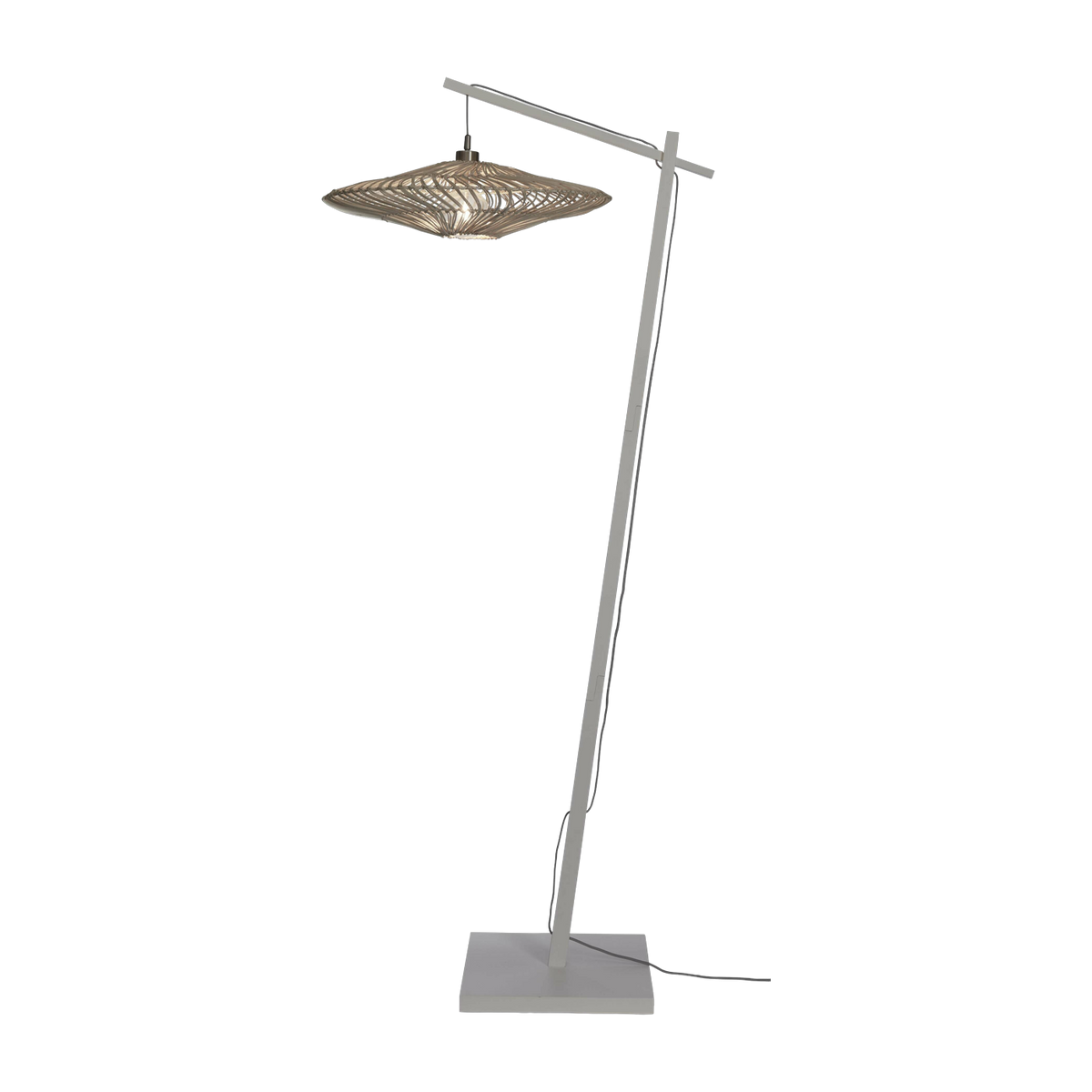 Stehlampe Zanzibar L Weiss/55Cm. Weiss - Good & Mojo