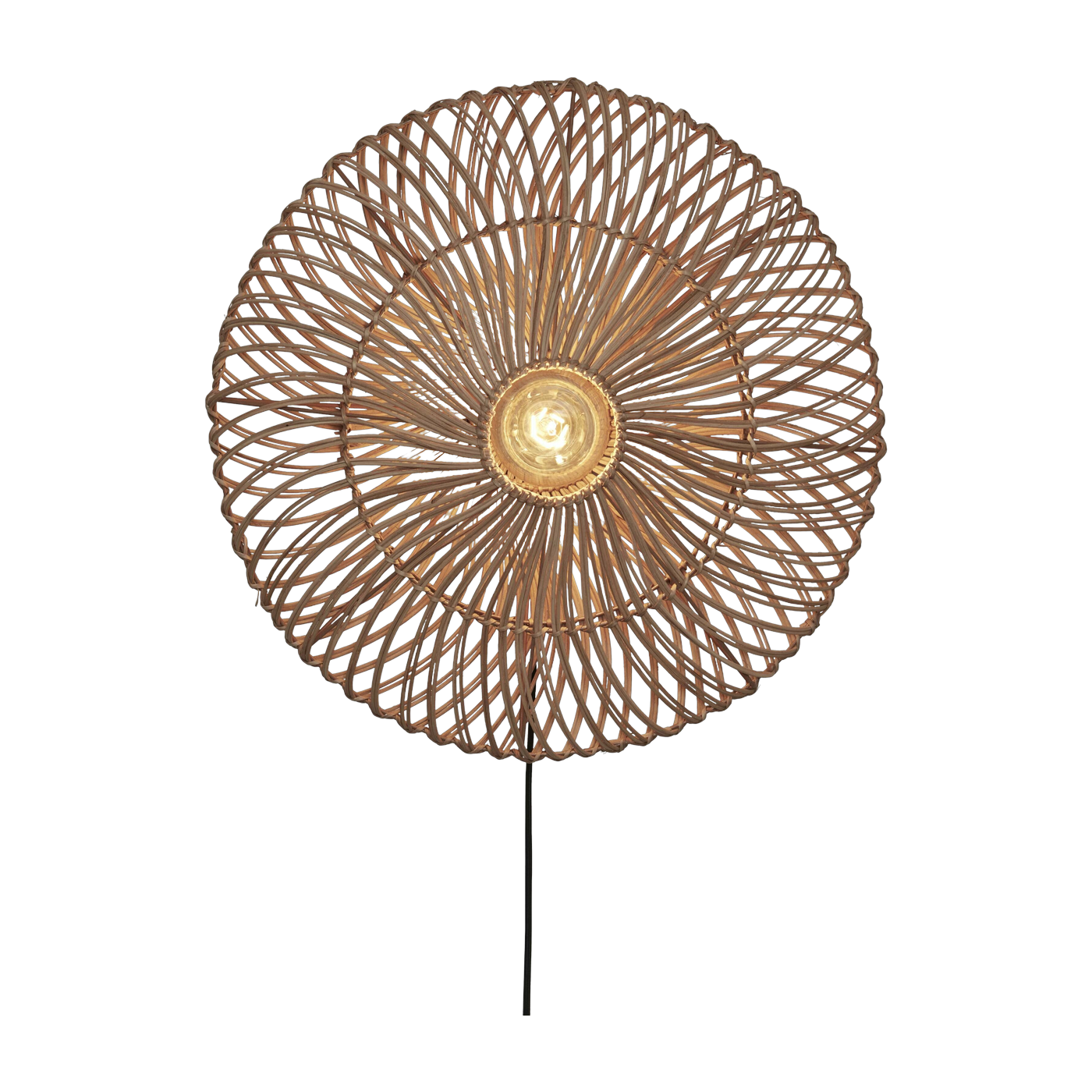 Applique ronde en rotin naturel 55x14 cm Zanzibar - Good & Mojo