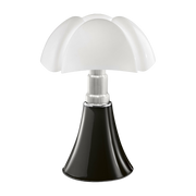 Lampe aus schwarzem Edelstahl 55 x 86 cm Pipistrello -. Martinelli Luce