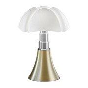 Lampe aus Edelstahl Messing satiniert 27 x 35 cm Mini Pipistrello -. Martinelli Luce