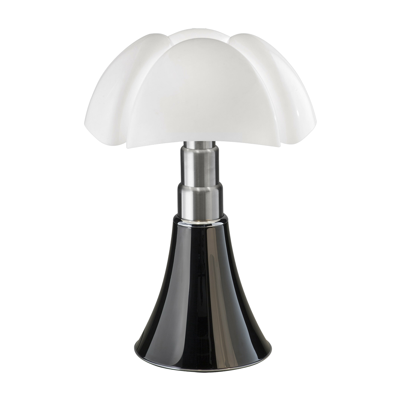 Lampada in acciaio inox al titanio 27 x 35 cm Mini Pipistrello - Martinelli Luce