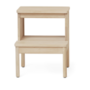 Taburete roble macizo blanco 45 cm A line - Form & Refine
