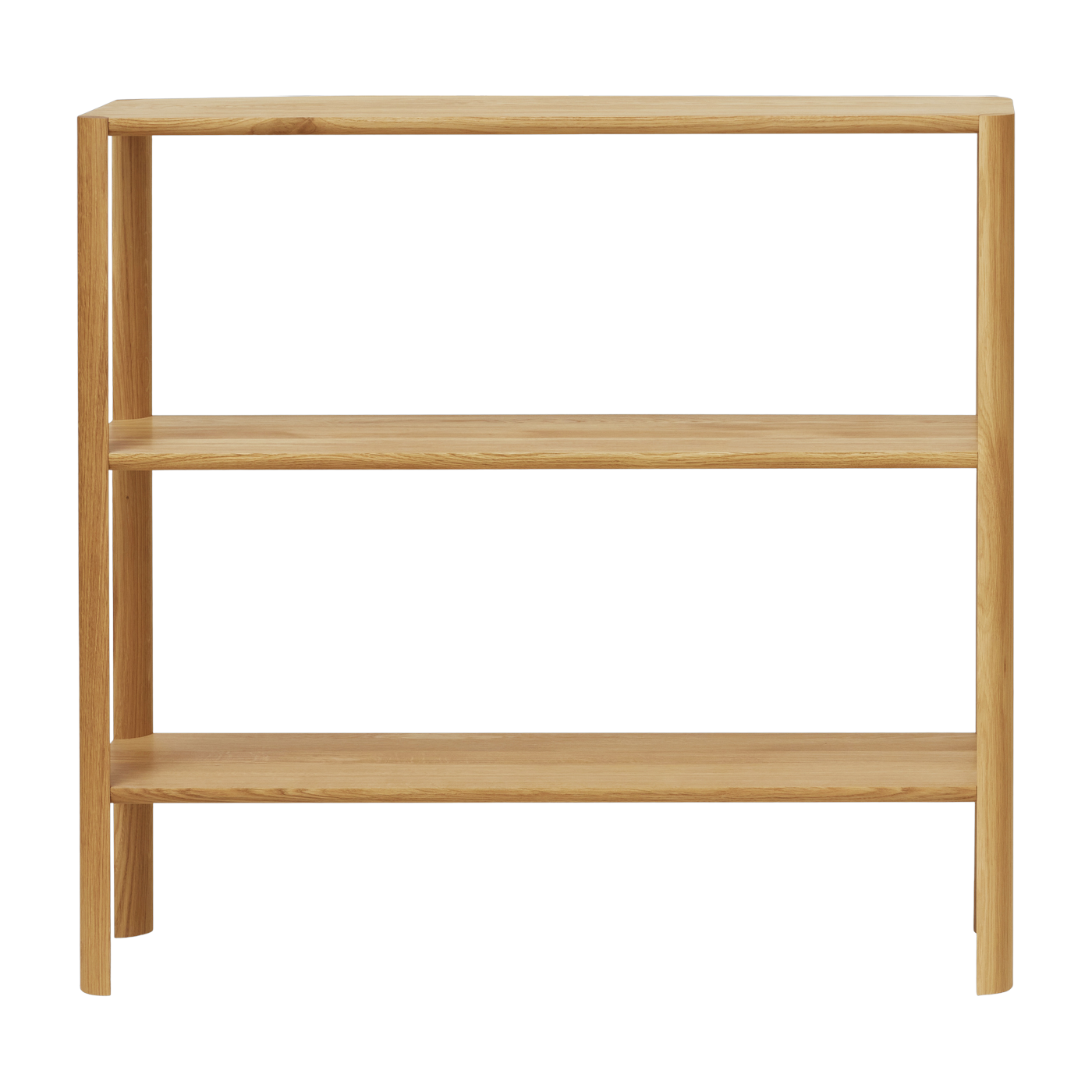Bücherregal aus massiver Eiche 100 x 30 cm Leaf - -. Form & Refine