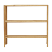 Solid oak bookcase 100 x 30 cm Leaf - Form & Refine
