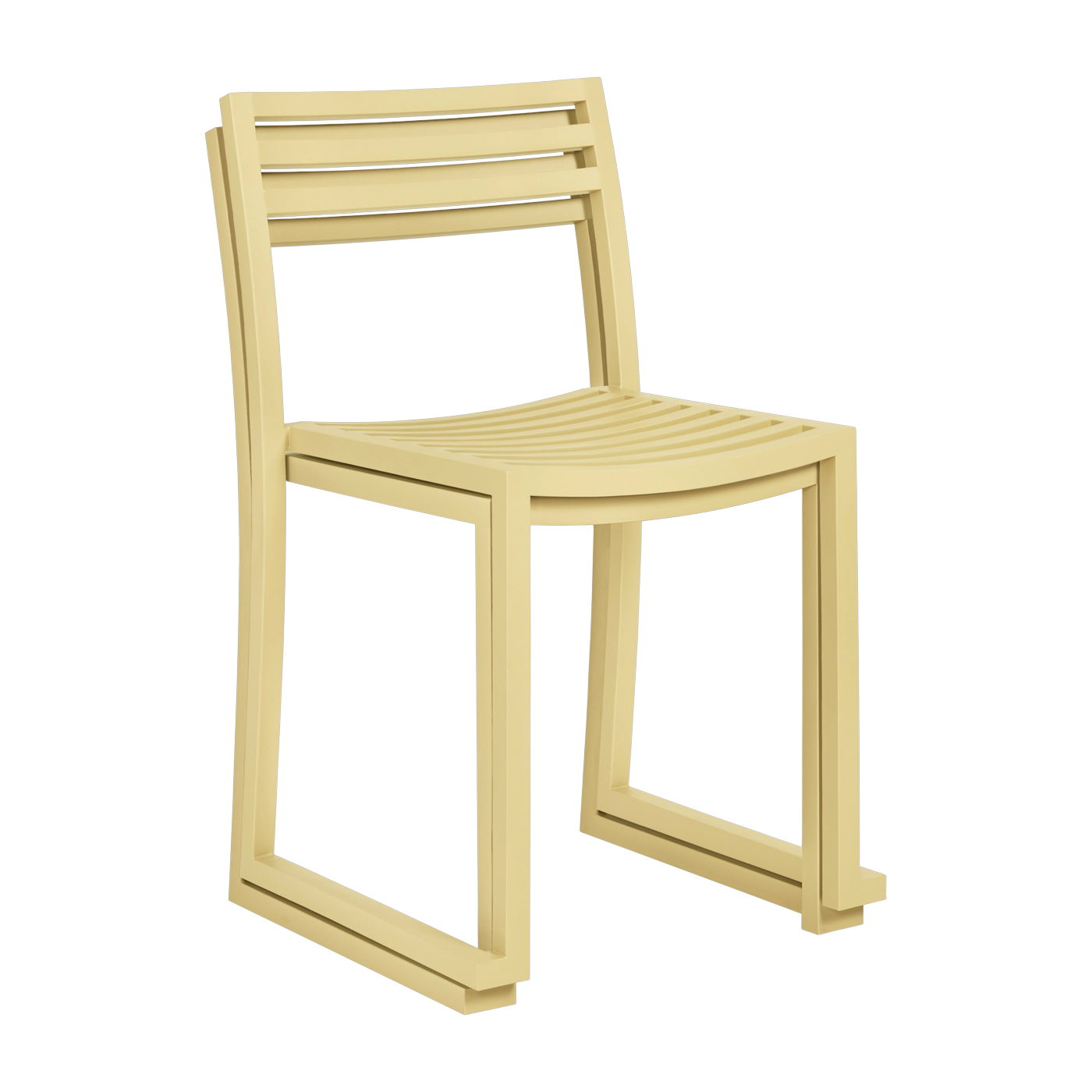 2 sillas de acero beige mate Chop - Hem